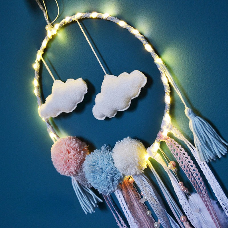 Dream Catcher With LED Light (Cloud)