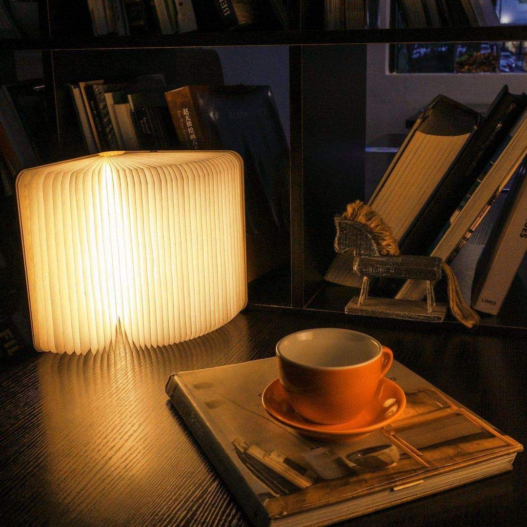 Foldable Book Shaped Lamp (Red/Black)