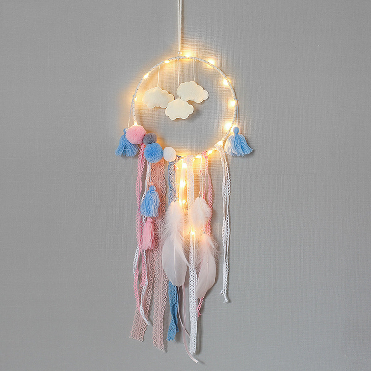 Dream Catcher With LED Light (Cloud)