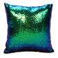 Mermaid Pillow Cover 16 X 16 Inches, Pillow Not Included (Mermaid Tail Black)