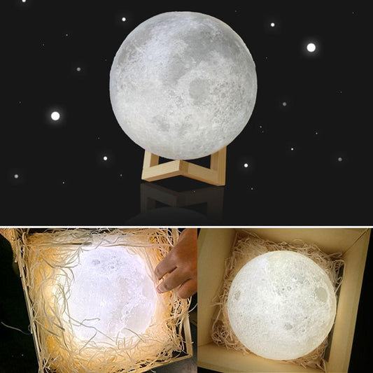 3D Moon Replica Lamp