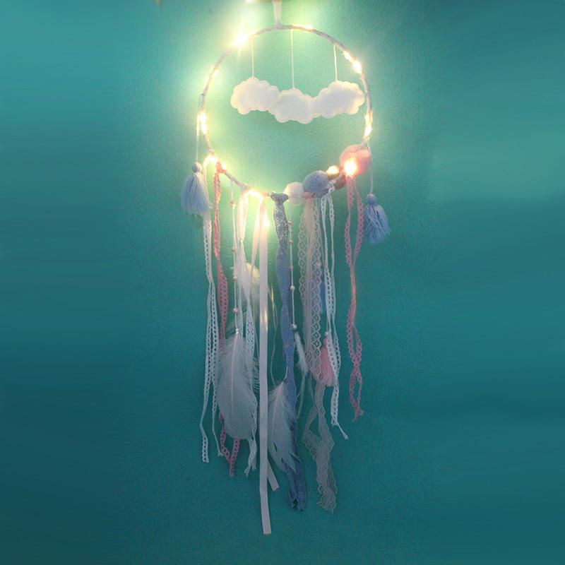 Dream Catcher With LED Light (Cloud)